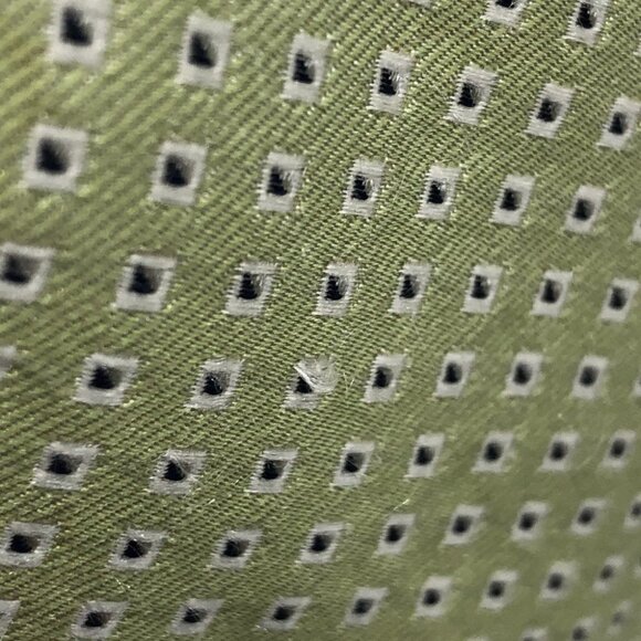 Harry Rosen Light Green printed Silk Wide Tie - Picture 10 of 12